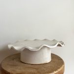 OOPS! Large Ruffle Pedestal Plate