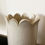 Large Scallop Vase - White - Image 4