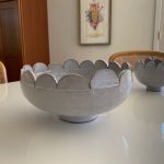 Large Scallop Bowl - White Freckle - Image 2