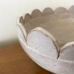 Large Scallop Bowl - White Freckle - Image 3