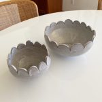 Large Scallop Bowl - White Freckle - Image 4