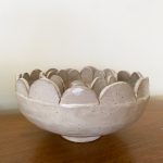 Small Scallop Bowl - White Freckle - Image 2