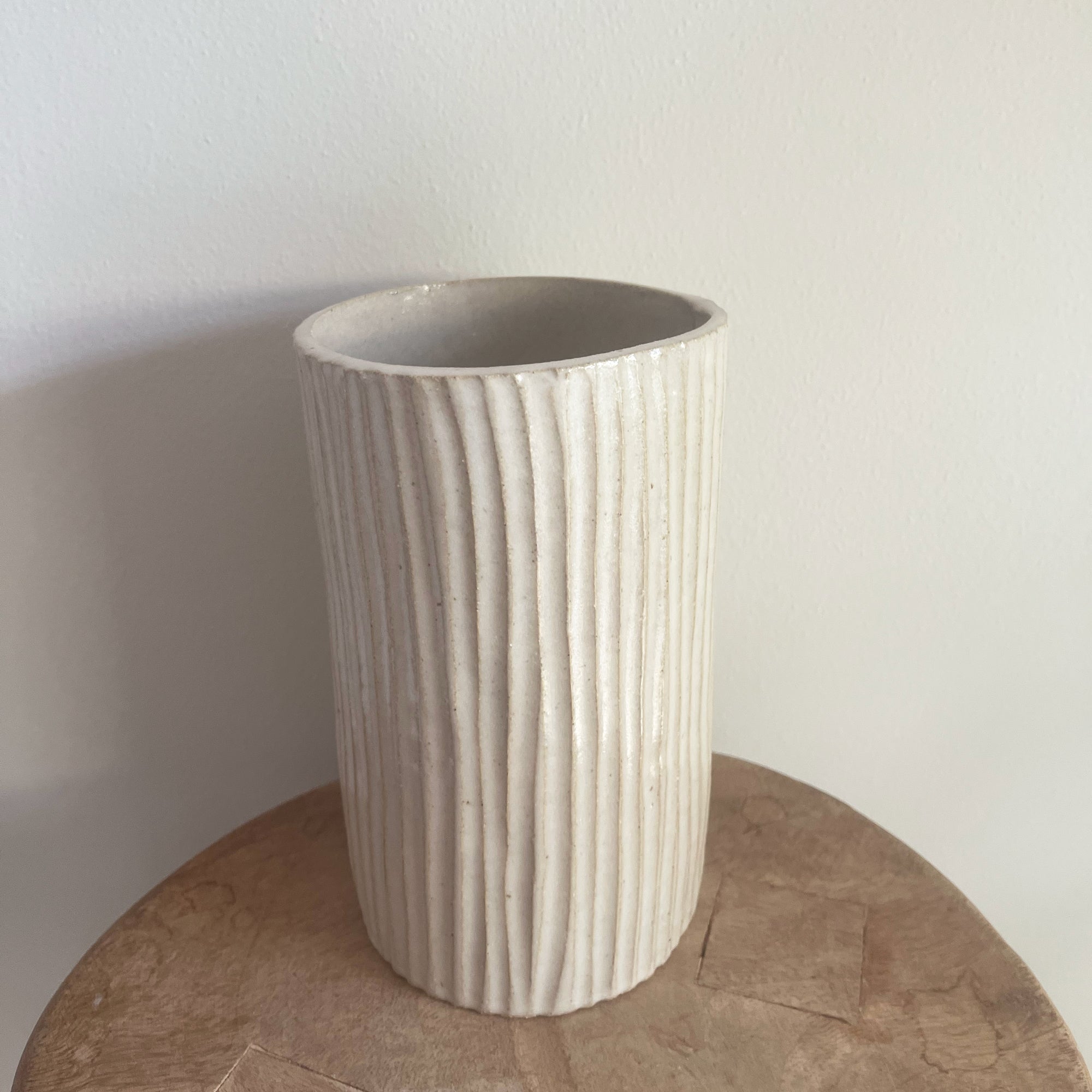 salto-oopsribbedlargevase1 OOPS! Tall Ribbed Vase - Image 1