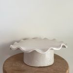 OOPS! Ruffle Pedestal Plate - Large