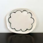 Painted Scallop Platter