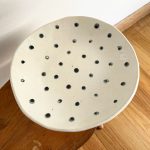 Polka Dot Pedestal Dish - Black & White - Image 4
