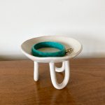 Loopy Legged Pedestal Dish - White - Image 5