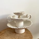 Scalloped Pedestal Bowl - Image 6