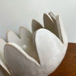 Pedestal Petal Bowl - White - Image 2