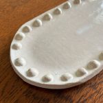 Bump Rim PIll-Shaped Tray - White - Image 3