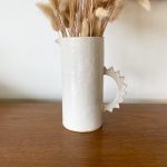 Spikey Handled Pitcher - White - Image 2