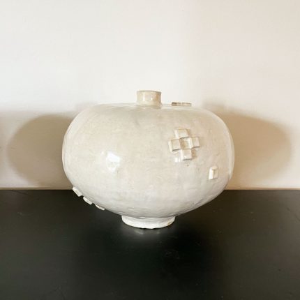 Random Checkers Bowl - White