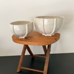 Large Ribbed Bowl - White - Image 3