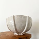 Small Ribbed Bowl - White - Image 3