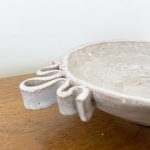 Ribbon Handled Dish - White Freckle - Image 5