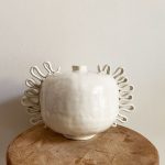 Ribbon Vase #1 - White