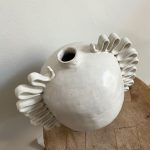 Ribbon Vase #2 - White - Image 3