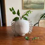 Ribbon Vase #2 - White - Image 5