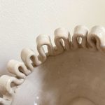 Ribbon Top Bowl - White - Image 2