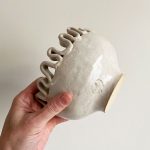 Ribbon Top Bowl - White - Image 5