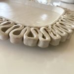 Ribbon Edged Tray - White - Image 2