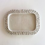 Ribbon Edged Tray - White - Image 3