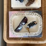 Ribbon Edged Tray - White - Image 4
