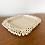 Ribbon Edged Tray - White - Image 5