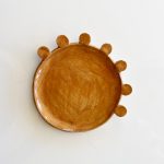 Circle on Circles Tray - Brown