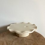 OOPS! Ruffle Pedestal Plate