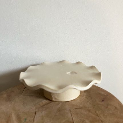 OOPS! Ruffle Pedestal Plate