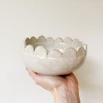Scallop Bowl - White