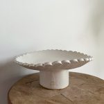 OOPS! Scalloped Pedestal Bowl #1