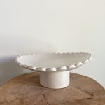 OOPS! Scalloped Pedestal Bowl