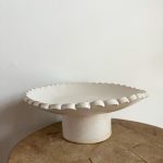 OOPS! Scalloped Pedestal Bowl #2