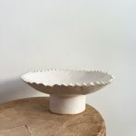 Scalloped Pedestal Bowl