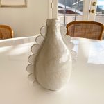 Scalloped Sculpture Vase - Image 6