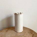 Small Scallop Vase - White - Image 3