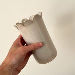 Large Scallop Vase - White - Image 5