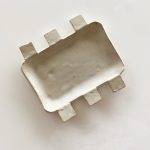 Small Tray with Squares - White - Image 3