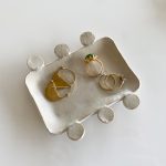 Small Tray with Circles - White - Image 5