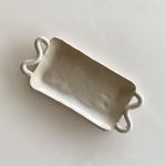 Small Tray with Wiggles - White