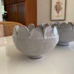 Small Scallop Bowl - White Freckle - Image 3