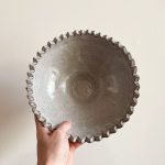 Spike Edged Bowl - Grey