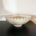 Spiky Rim Bowl - White