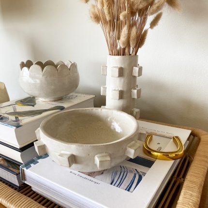 Cubed Bowl - White