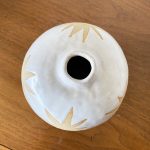 Sun Stars Round Vase - White & Natural - Image 5