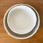 Painted Brown Stripe Bowl - Medium - Image 5