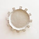 Round Squares Tray - White