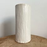 Tall Ribbed Vase - Image 3